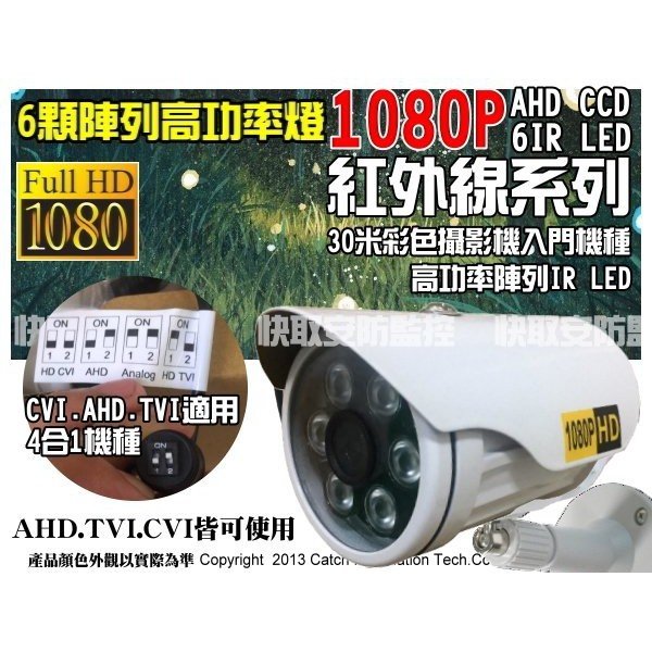 DVR 1080P AHD 200萬 紅外線 攝影機 監視器 監視器材 鏡頭